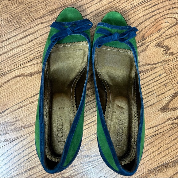 J. Crew | Leather Open Toe Platform Heels - Picture 11 of 14